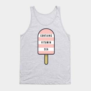 Contains Vitamin Sea fun beach vacation ocean summertime Tank Top